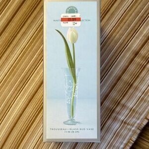 Martha Stewart Collection Glass Bud Vase